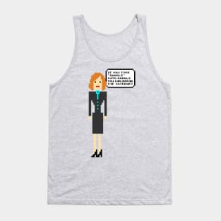 Pixel Jen - the IT Crowd Tank Top